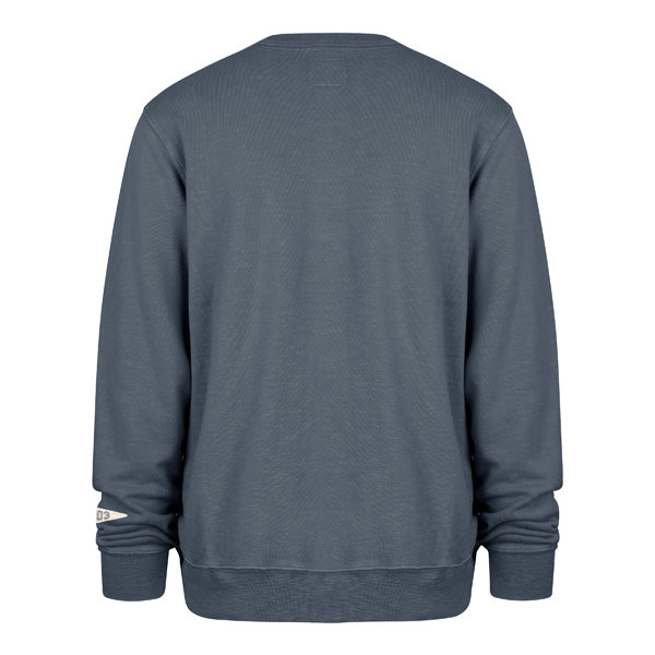 The model is wearing this MLB New York Yankees Calderwood ’47 Crewneck Sweatshirt in grey. 2