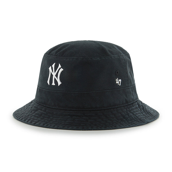 Pictured is this MLB New York Yankees ’47 BUCKET cap in black. 2