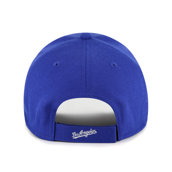 Pictured is this MLB Los Angeles Dodgers Ballpark Script Shot ’47 MVP cap in green. 2