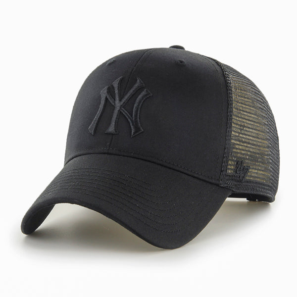 Pictured is this MLB New York Yankees Branson ’47 MVP cap in black. 1