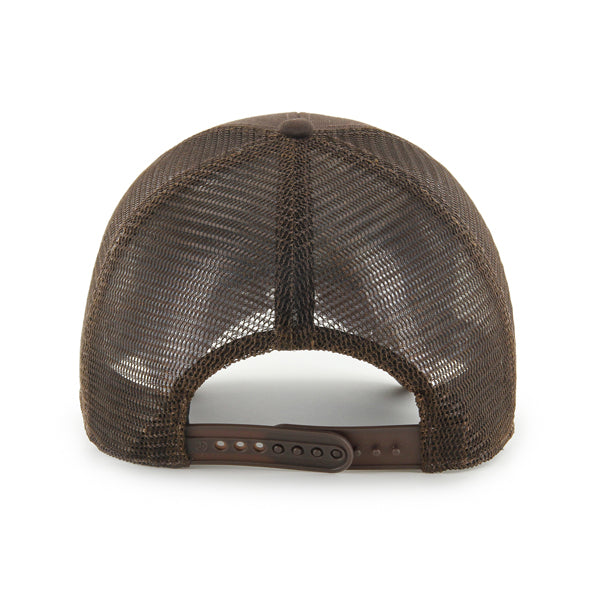Pictured is this MLB New York Yankees Branson ’47 MVP cap in brown. 2