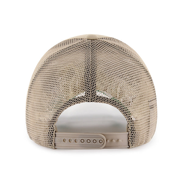 Pictured is this MLB New York Yankees Branson ’47 MVP cap in beige. 2