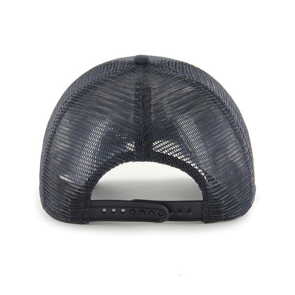 Pictured is this MLB New York Yankees Branson ’47 MVP cap in navy. 2