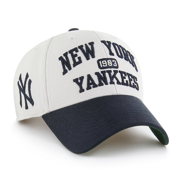 Pictured is this MLB New York Yankees Broke Line ’47 MVP cap in natural. 1