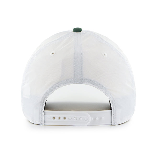 Pictured is this MLB Oakland Athletics Brrr ’47 MVP cap in white. 2