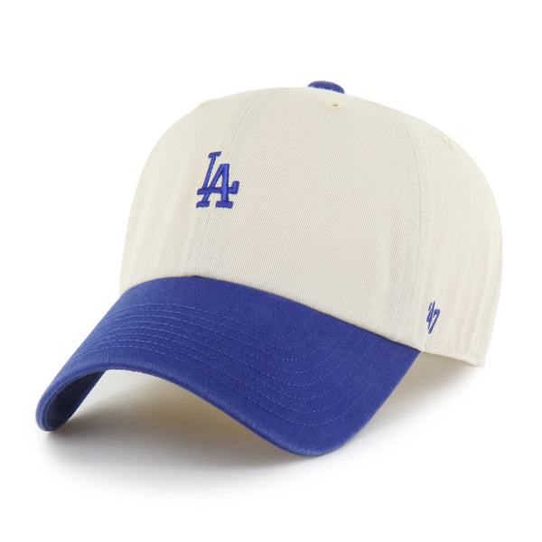 Pictured is this MLB Los Angeles Dodgers Base Runner ’47 CLEAN UP cap in natural. 1