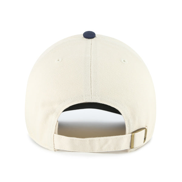 Pictured is this MLB New York Yankees Base Runner ’47 CLEAN UP cap in natural. 2
