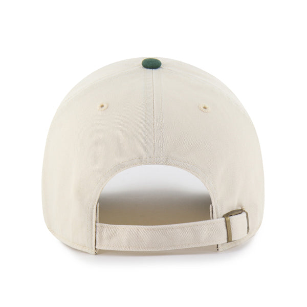 Pictured is this MLB Athletics Base Runner ’47 CLEAN UP cap in natural. 2