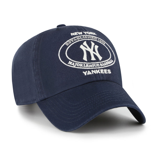 Pictured is this MLB New York Yankees Circle Tone ’47 CLEAN UP cap in navy. 2