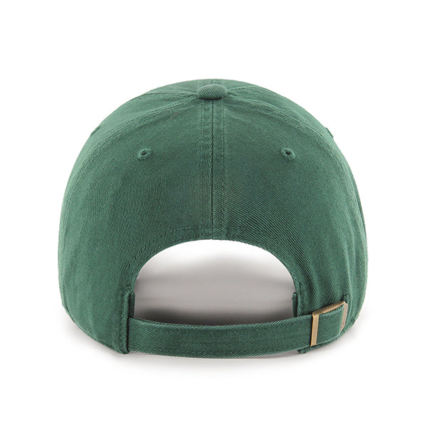 Pictured is this MLB Athletics Circle Tone ’47 CLEAN UP cap in dark green. 2