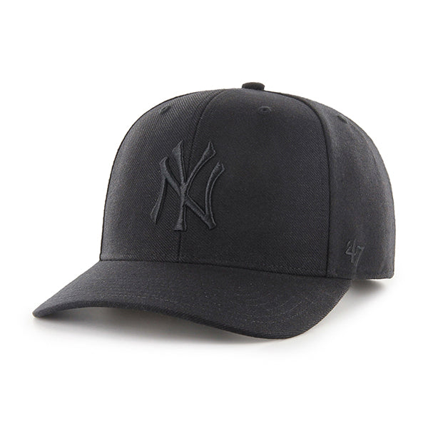 Pictured is this MLB New York Yankees Cold Zone ’47 MVP cap in black on black. 1