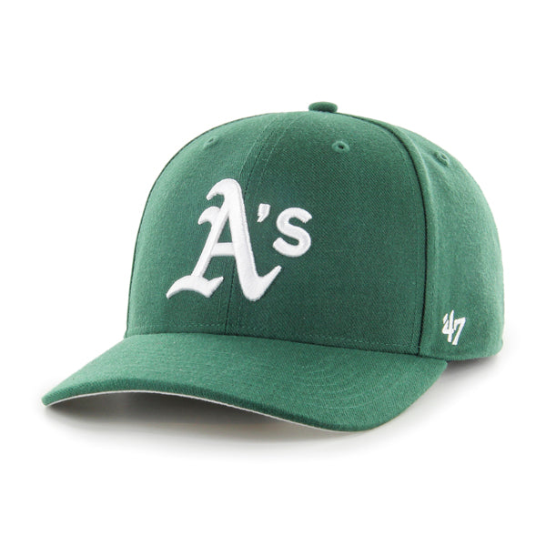 Pictured is this MLB Oakland Athletics Cold Zone ’47 MVP cap in green. 1