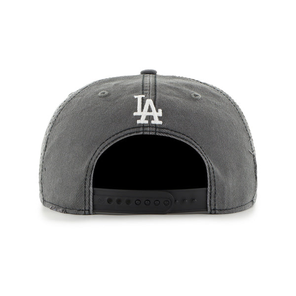 Pictured is this MLB Los Angeles Dodgers Cragged ’47 CAPTAIN cap in dark grey. 3