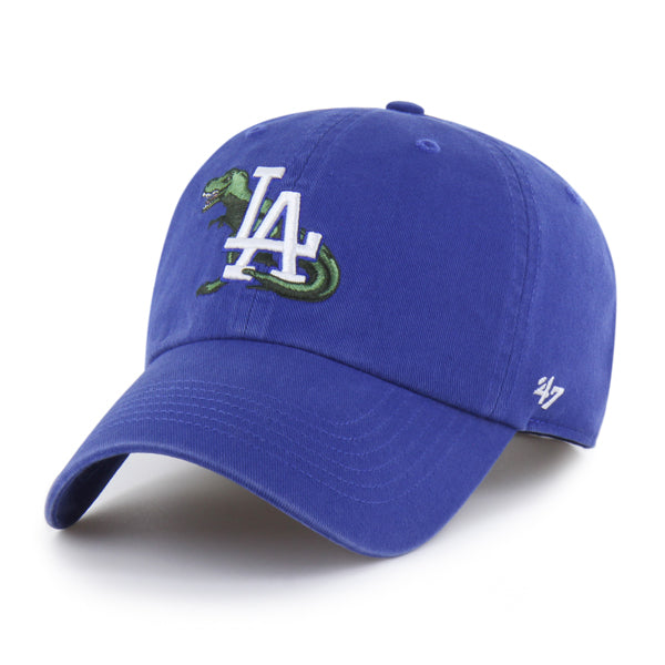 Pictured is this MLB Los Angeles Dodgers Critter Kids ’47 CLEAN UP cap in green. 1