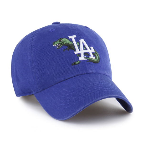 Pictured is this MLB Los Angeles Dodgers Critter Kids ’47 CLEAN UP cap in green. 2