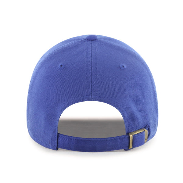 Pictured is this MLB Los Angeles Dodgers Crosspatch ’47 CLEAN UP cap in blue. 2