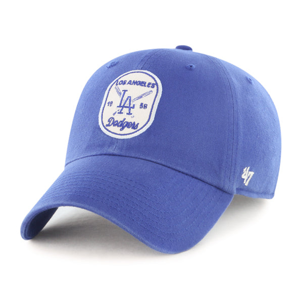 Pictured is this MLB Los Angeles Dodgers Crosspatch ’47 CLEAN UP cap in blue. 1