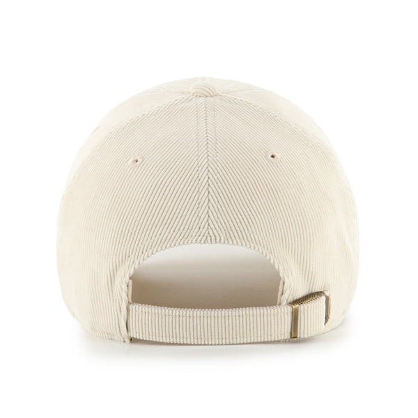 Pictured is this MLB New York Yankees Crosspatch Cord ’47 CLEAN UP cap in natural. 2