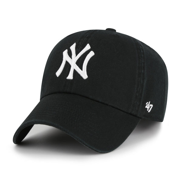 Pictured is this MLB New York Yankees Denim ’47 MVP cap in black. 1