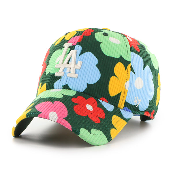 Pictured is this MLB Los Angeles Dodgers Gallery Cord ’47 CLEAN UP cap in green. 1