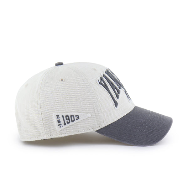 Pictured is this MLB New York Yankees Groten ’47 MVP cap in white & grey. 4