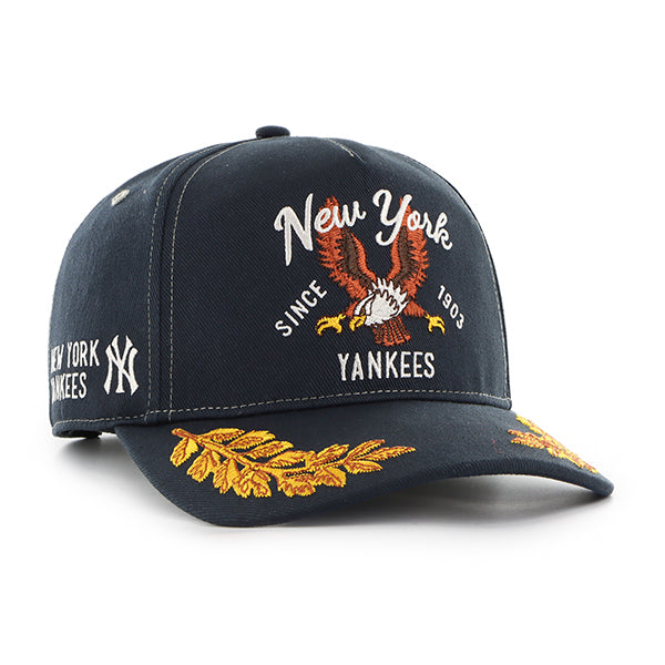 Pictured is this MLB New York Yankees Keepsake ’47 HITCH cap in navy. 1