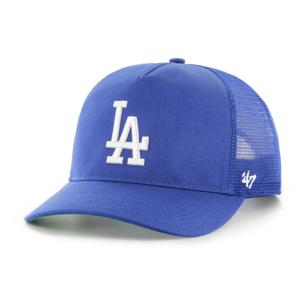 Pictured is this MLB Los Angeles Dodgers Mesh '47 HITCH cap in turquoise. 1
