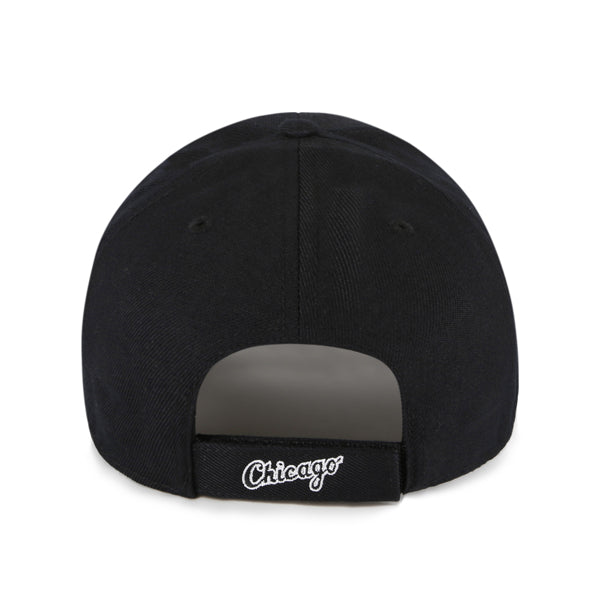 Pictured is this MLB Chicago White Sox ’47 MVP cap in black. 2