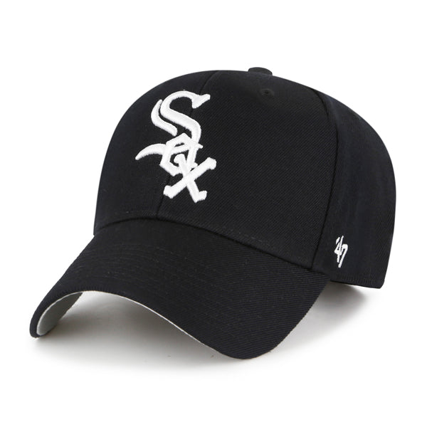 Pictured is this MLB Chicago White Sox ’47 MVP cap in black. 1