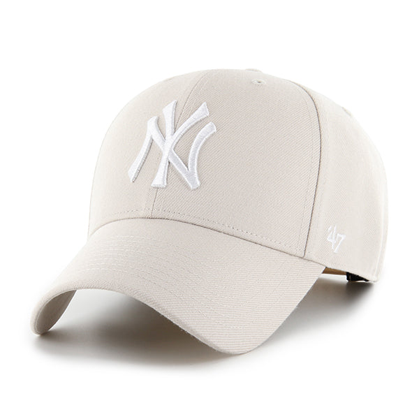 Pictured is this MLB New York Yankees ’47 MVP cap in natural. 1