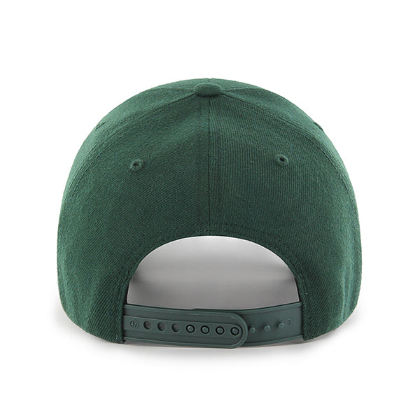 Pictured is this MLB New York Yankees '47 MVP cap in dark green. 2
