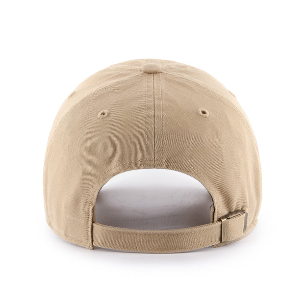 Pictured is this MLB New York Yankees Kids ’47 CLEAN UP cap in beige/khaki. 2