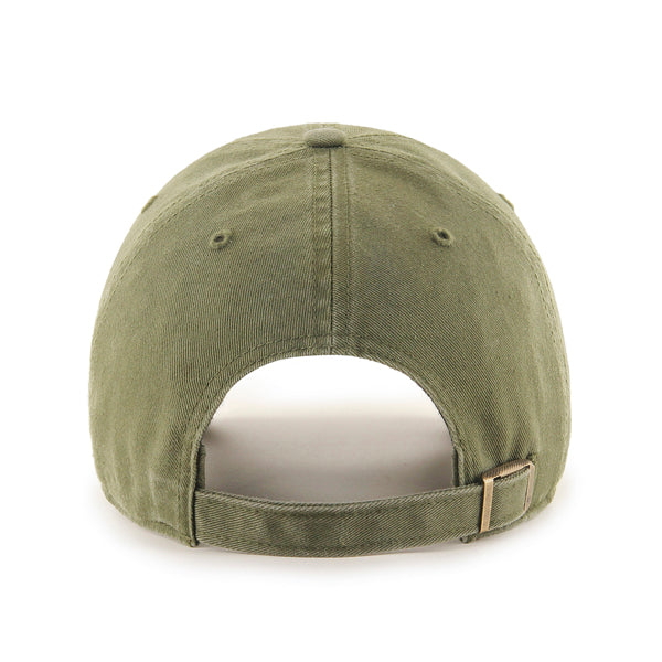 Pictured is this MLB New York Yankees '47 CLEAN UP cap in sandalwood green. 2