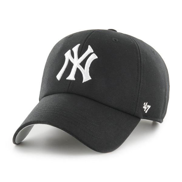 Pictured is this MLB New York Yankees Polar Freeze ’47 CLEAN UP cap in black. 1