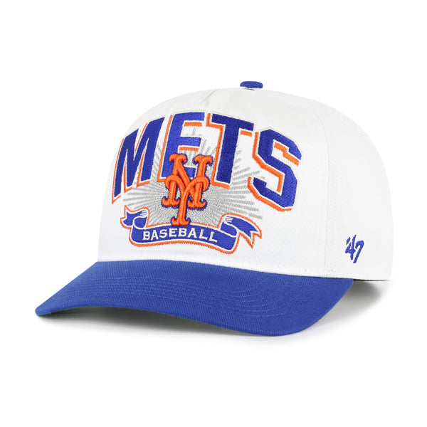 Pictured is this MLB New York Mets Prime Play ’47 HITCH cap in white. 1