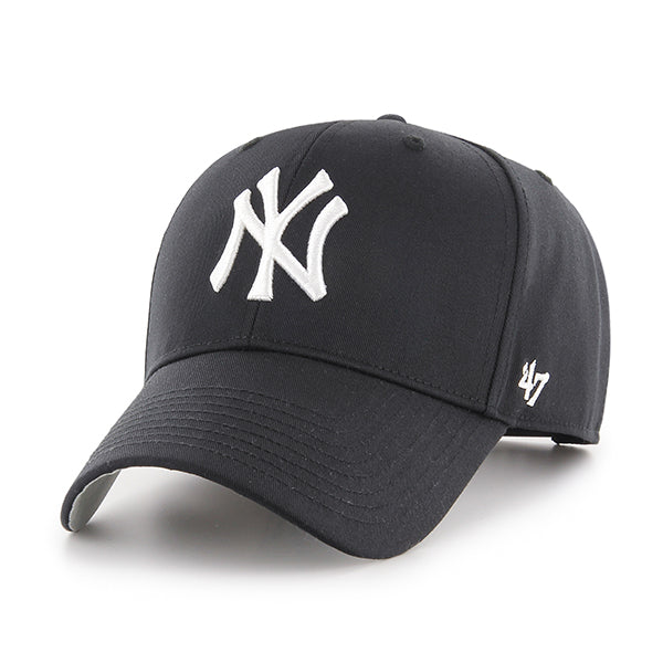 Pictured is this MLB New York Yankees Raised Basic ’47 MVP cap in black. 1