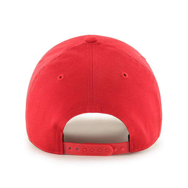 Pictured is this MLB New York Yankees Raised Basic '47 MVP cap in red. 2