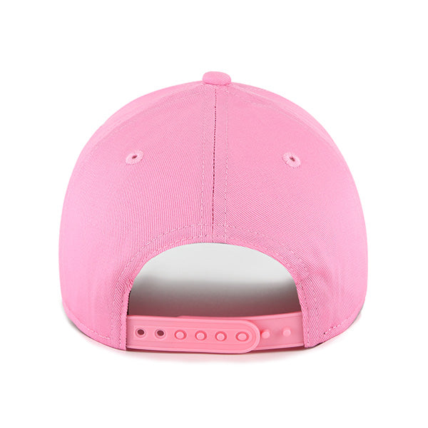 Pictured is this MLB New York Yankees Raised Basic '47 MVP cap in pink. 2