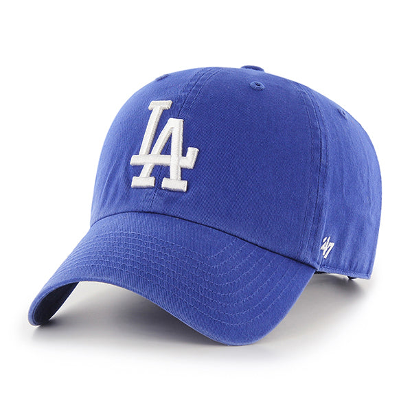 Pictured is this MLB Los Angeles Dodgers ’47 CLEAN UP cap in royal blue. 1