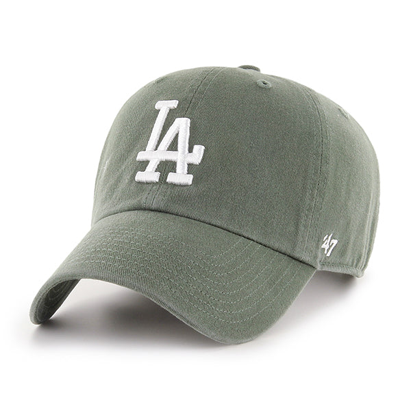 Pictured is this MLB Los Angeles Dodgers ’47 CLEAN UP cap in green. 1