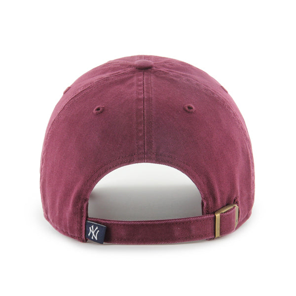 Pictured is this MLB New York Yankees ’47 CLEAN UP cap in dark purple. 2