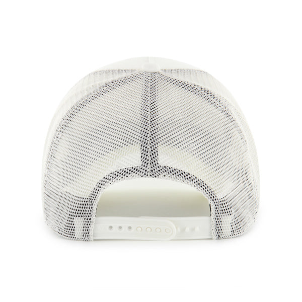 Pictured is this MLB New York Yankees Soft Glow Script ’47 OFFSIDE DT cap in white and digital yellow. 2
