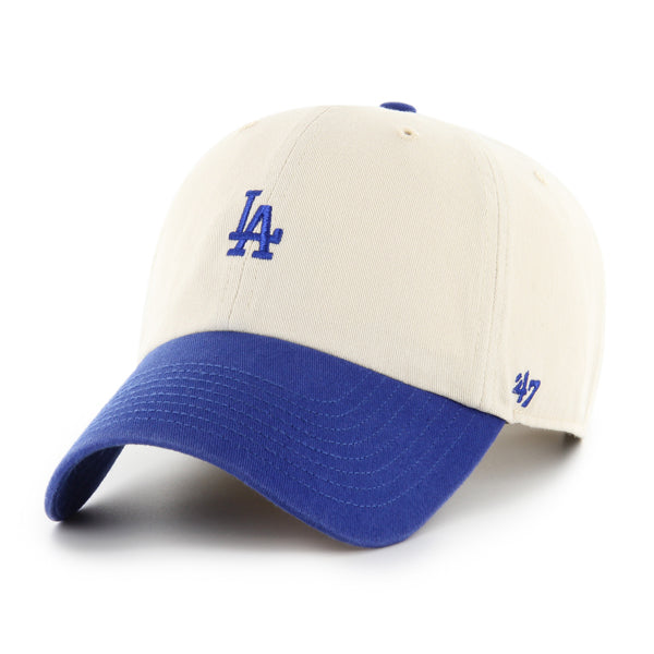 Pictured is this MLB Los Angeles Dodgers Base Runner Sure Shot ’47 CLEAN UP cap in natural. 4