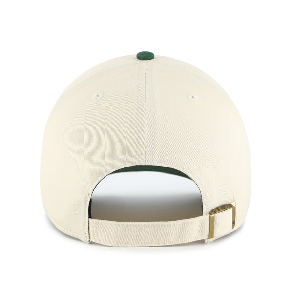 Pictured is this MLB Athletics Base Runner Sure Shot ’47 CLEAN UP cap in natural. 2