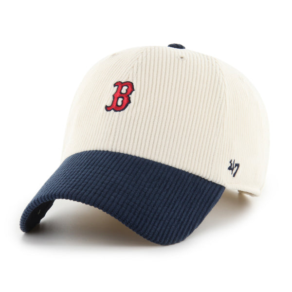 Pictured is this MLB Boston Red Sox Base Runner Cord ’47 CLEAN UP cap in natural. 1
