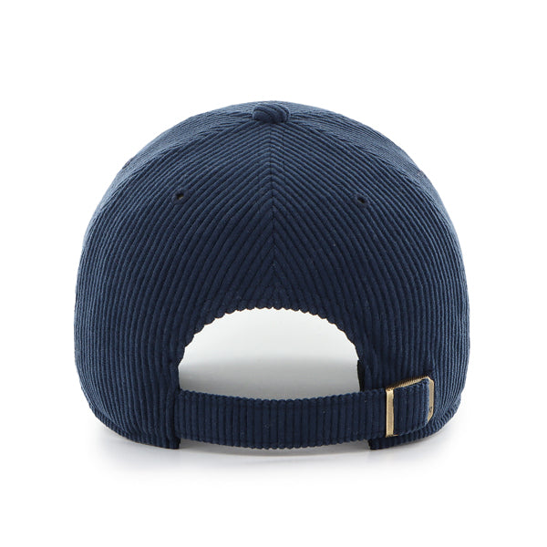 Pictured is this MLB New York Yankees Base Runner Cord ’47 CLEAN UP cap in navy. 2