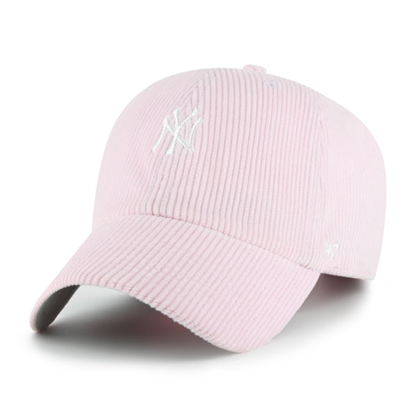 Pictured is this MLB New York Yankees Base Runner Cord ’47 CLEAN UP cap in pink. 1