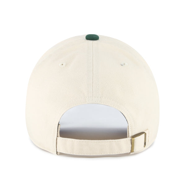 Pictured is this MLB Oakland Athletics Windham ’47 CLEAN UP cap in natural. 2