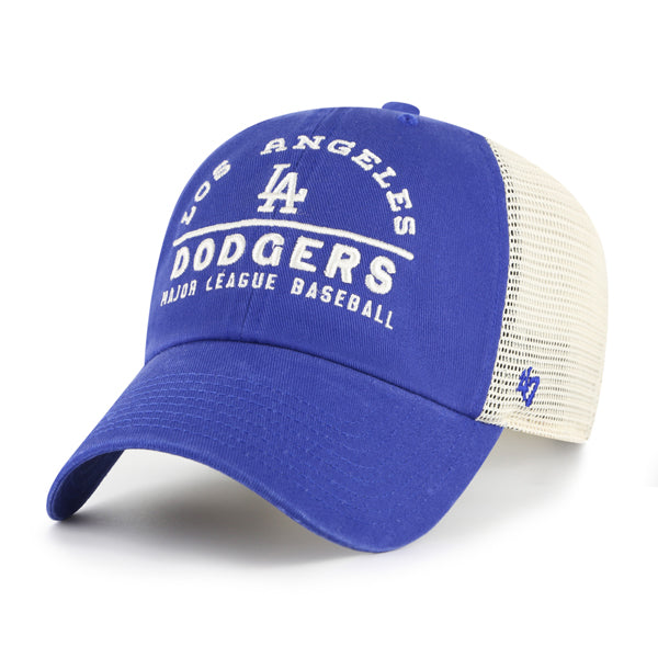 Pictured is this MLB Los Angeles Dodgers Windham Mesh ’47 CLEAN UP cap in green. 1
