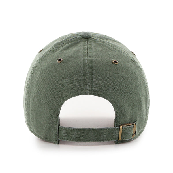 Pictured is this MLB Oakland Athletics Windham Suede ’47 CLEAN UP cap in black. 3